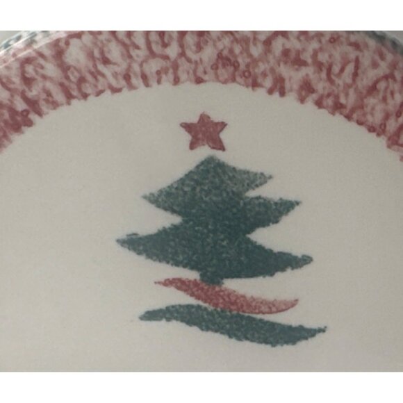 Ceramic Winter Holidays Christmas Tree Napkin Holder and Spoon Holder (READ) - Picture 16 of 16